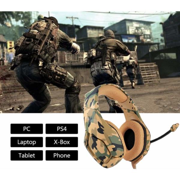 50mm 100mA ONIKUMA K1b Camouflage Gaming Headset
