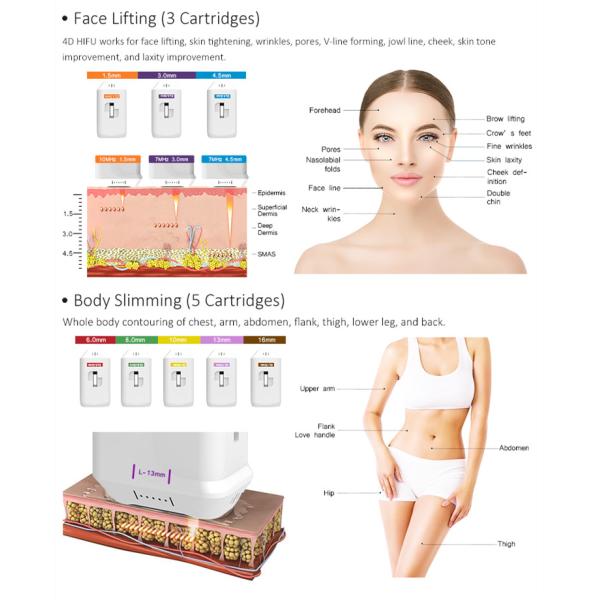 Cellulite Reduction HIFU Face Lifting Machine Fat Removal OEM ODM