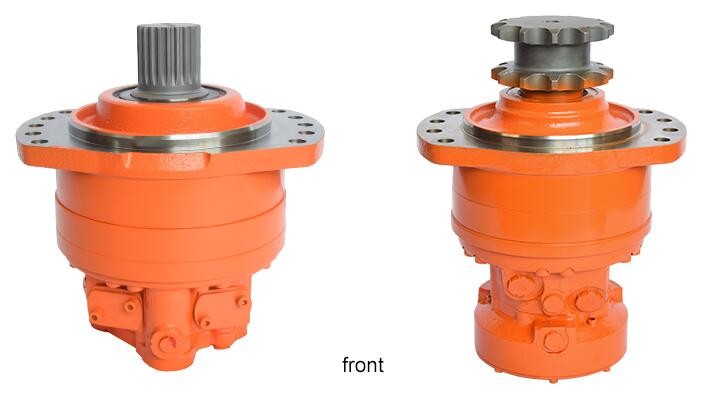 High Efficiency Skid Steer Hydraulic Motor Incurve Radial Piston Type MCR05
