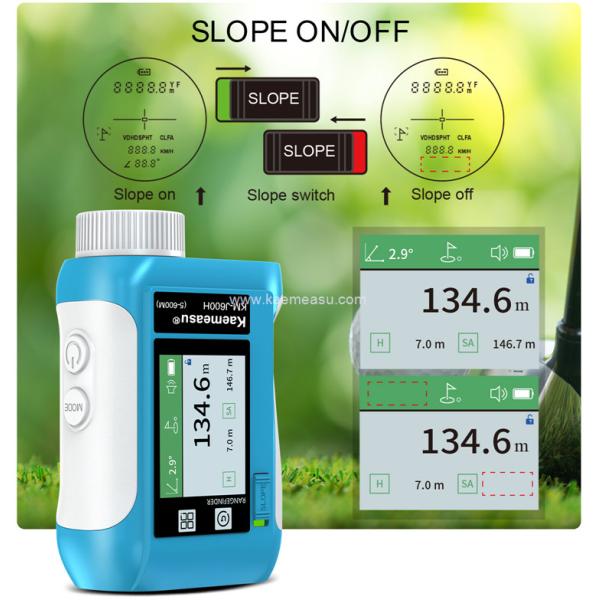 kaemeasu Multifunctional Laser Rangefinder Data Broadcast Golf Range Finder Telescope J800