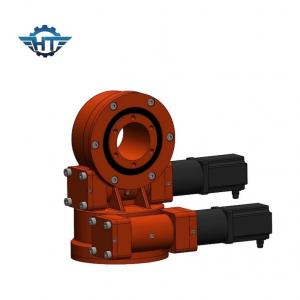 China Enclosed Housing Small Dual Axis Slew Gear For Sun Tracking Panel Project on sale