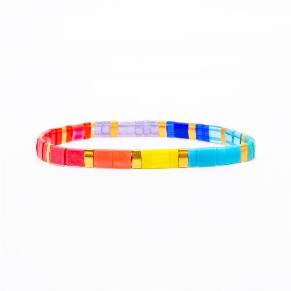 Cheap Bohemian Tila Miyuki Bead Friendship Bracelets multiple color for sale