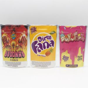 ISO9001 Resealable Food Pouches Soft Touch Mylar ziplockk Stand Up Bags