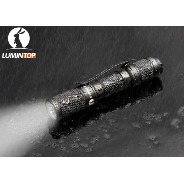 Mini Everyday Carry Flashlight With Magnetic Tail AAA Battery Powered