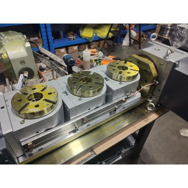 Multi Head Worm Gear 5 Axis CNC Rotary Table Manufacturer For Punching Machine