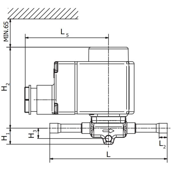 Danfoss Type EVR 3 032F1204 Refrigeration Solenoid Valve 3/8''