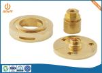 Custom Red Copper CNC Turning Service High Precision Laser Cutting