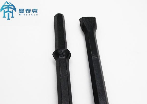 Cheap Mining Tapered Integral Drill Rod With Chisel Type Bits for sale