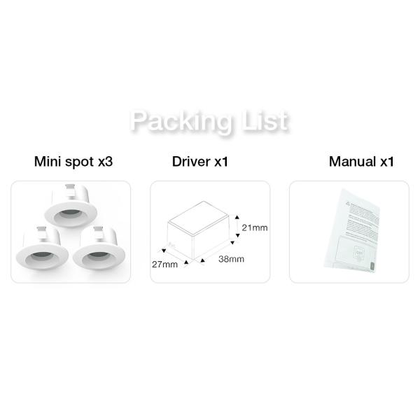 White Anti Glare Ceiling Spotlights Dimmable For Window