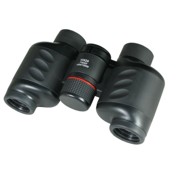 Cheap Wide angle 10x24mm compact sports binoculars 10x Magnification for sale