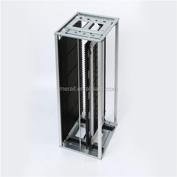 Cheap Screw Adjustable SMT PCB ESD Magazine Rack , Precision ESD Storage Racks Fully conductive, 120 C into the oven pcb storage rack for sale