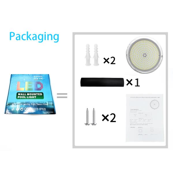 RGB Durable Concrete Pool Light WiFi Control Surface Mounted