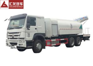 Fast Spraying Stainless Steel Water Truck , Remote Control Construction Water Truck Water Saving