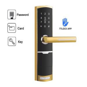 TTlock App Intelligent Smart Door Lock Security Lock Code Door Handle Digital Keyless Lock