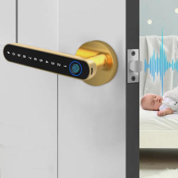 Cheap Tuya App Smart Code Door Lock Smartphone Connection Remote Control Room Lock for sale
