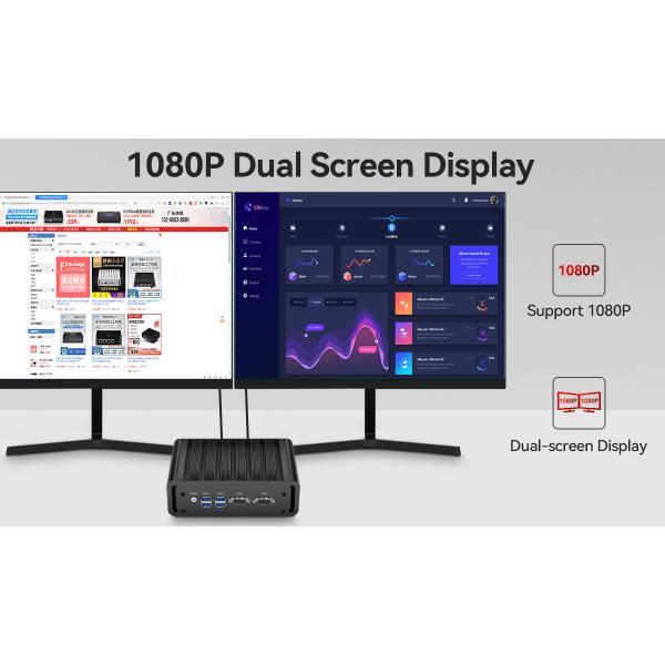 Intel Core i5 4200U Industrial Fanless PC Dual Ethernet Dual COM Computer