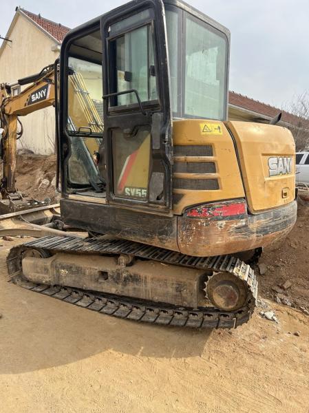 Cheap Good Condition Excavator Digger Sany 55 Used Excavator  Original Sany 55 Sany Mini Excavators For Sale for sale