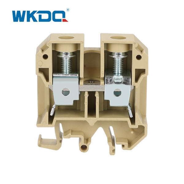 Cheap JSAK 35EN 35mm Pass Through Terminal Block , Terminal Block Screw fix Nylon PA66 Material Housing High Quality for sale