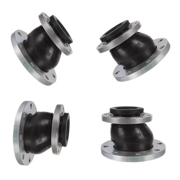Connection Pipe Eccentricity Reducer Flanged Rubber Expansion Joint DN50 PN16 Flange Connector