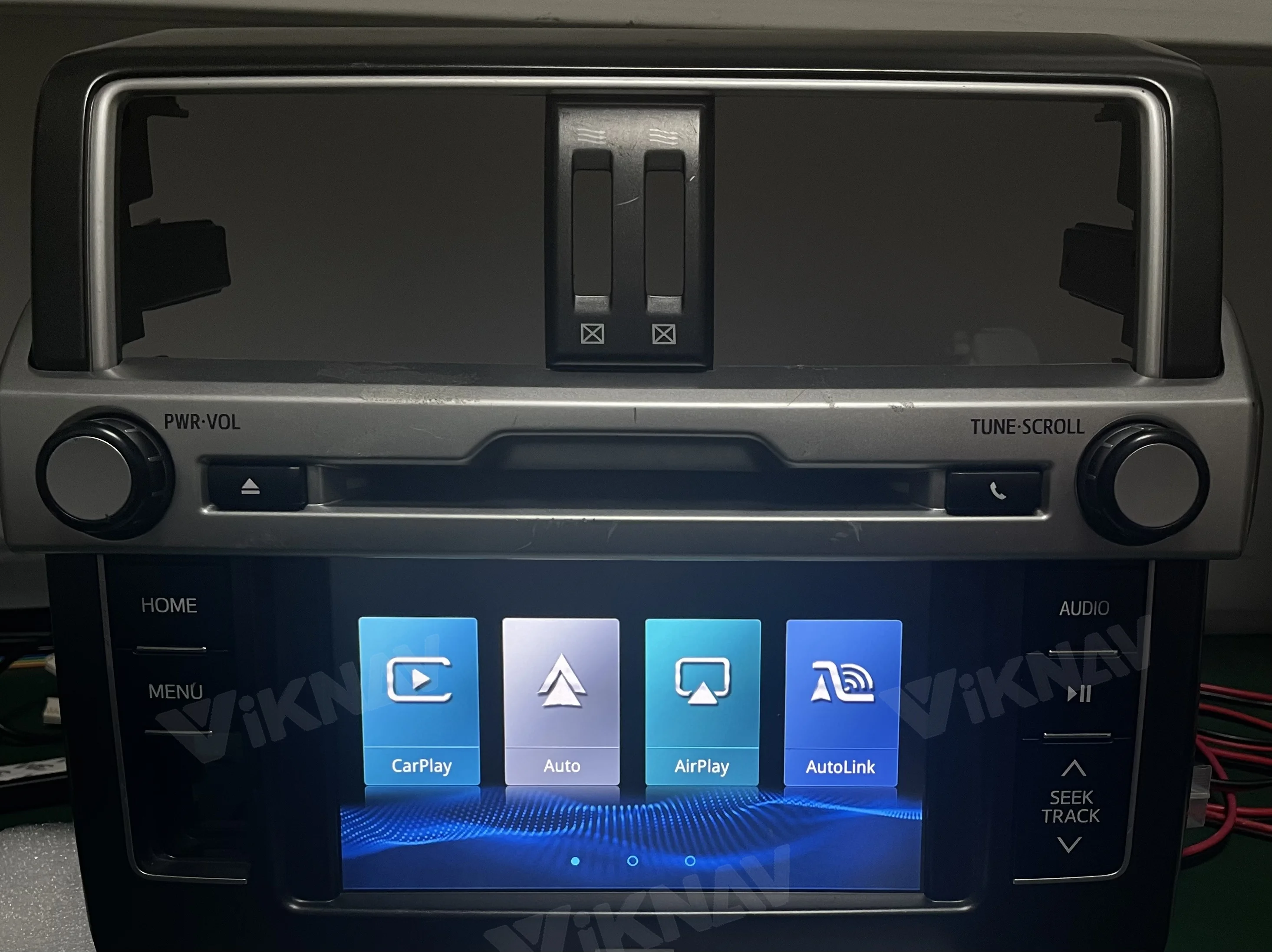 Viknav Linux System OEM Car For Toyota Prado Panasonic 2014-2017 Upgrade Decoder Box MuItimedia Wireless