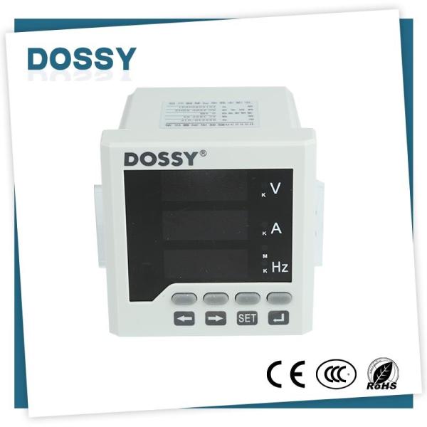 Cheap Three phase power meter DS5210-UIF V A HZ  panel anolog meter digital display meter for sale