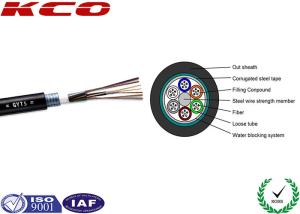 GYTS Armored Outdoor Optical Fiber Cable Multimode Steel Wire Strength Member