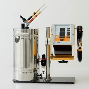 China Small Manual Electrostatic Powder Coating Machine Stainless Steel Hopper on sale