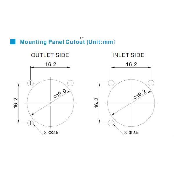 20mm x 20mm x 10mm Computer Pc Cooling Fans 5V / 12V / 24V Speed Control