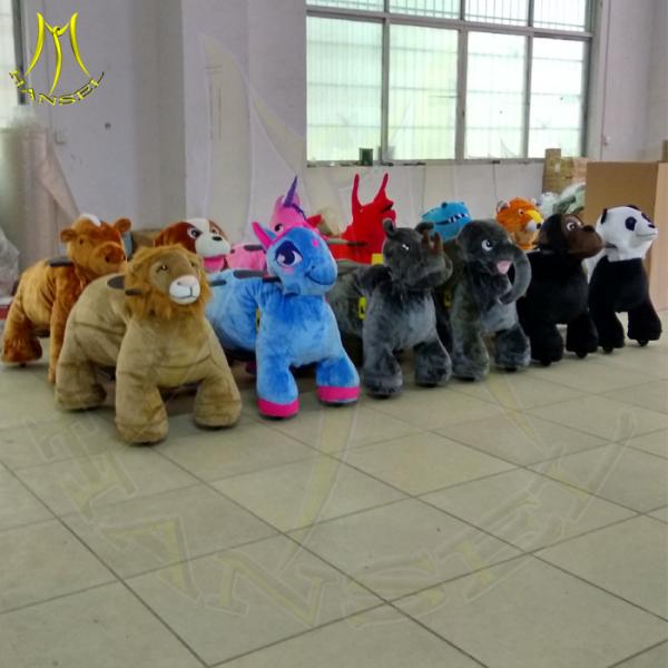 Cheap Hansel amusement kids moto rides electric places with rides for kids 4 wheel zippy scooter for kids theme park games for sale