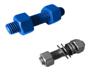 Best ASME B18.31 Fluoro Blue Or HDG Carbon Coating Hex Bolt And Nuts wholesale