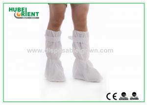 Best Medical Non Slip Waterproof PP CPE Shoe Cover With PVC Sole wholesale