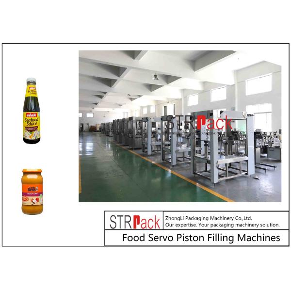 Fully Automatic Seafood Boil Sauce Bottle Inline Filling Machine Equipment for Foods & Sauces