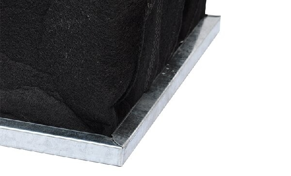 F5-F9 Activated Carbon Pocket Filter , Galvanized Steel G4 Carbon Pre Air Filter