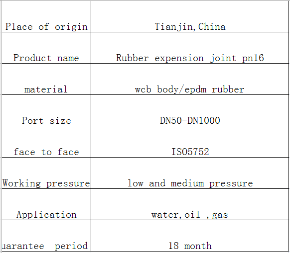 DN150 Flanged Connector Coupling Pipeline Single Ball Bellows Compensator EPDM NBR Flexible Rubber Expansion Joint