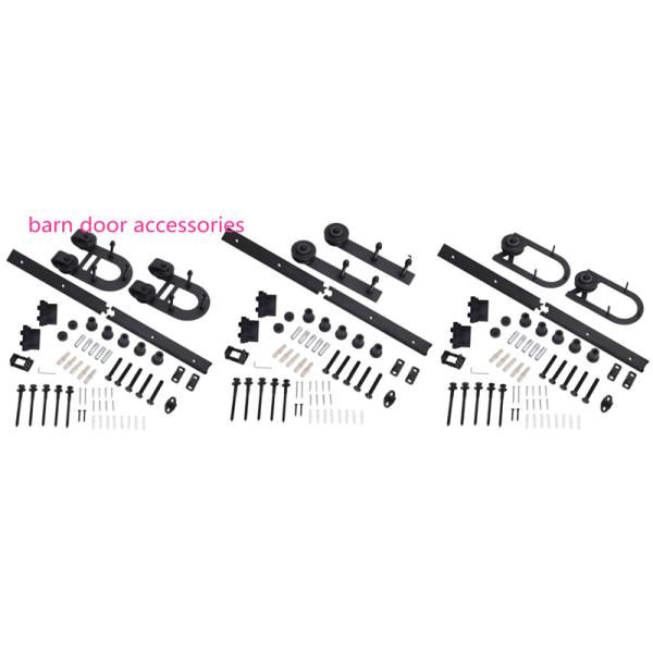 Raw Carbon Steel Sliding Door Barn Gate Hardware