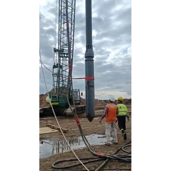 Top Feed Vibroflotation Technique For Compacting Soil Deep Foundation Solutions