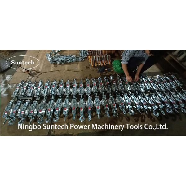 0.5T- 2T Dual Purpose Conductor Stringing Blocks, Aerial Cable Rope Pulley Block