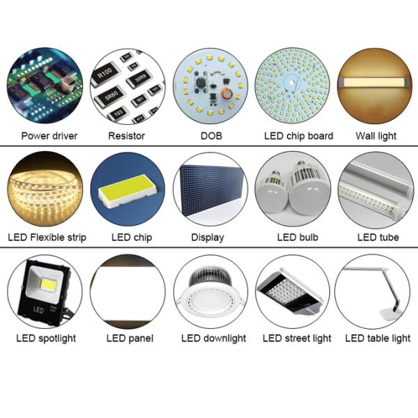 product-1-1 28 Feeders 18mm Mounting Height SMT Mounter for LED Lighting Pick and Place Machine