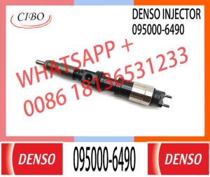 China DENSO Genuine diesel injector 095000-6490 095000-6491 095000-6492 0950008880 RE529118   7430Eng/6068hl482 on sale
