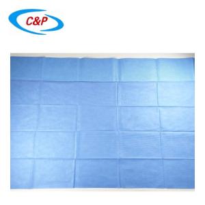 China Hospital Grade Blue Disposable Surgical Drapes Breathable Nonwoven on sale