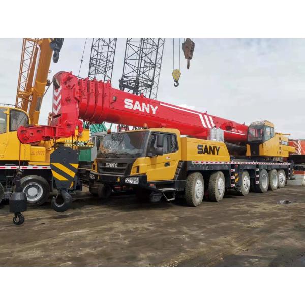 Cheap Sany STC1000 Used Mobile Crane , 100T 2nd Hand Mobile Cranes for sale