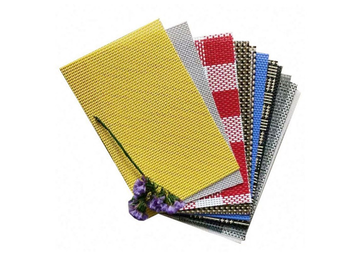 PVC Vinyl Coated Polyester Mesh Fabric With Different Weave Patterns