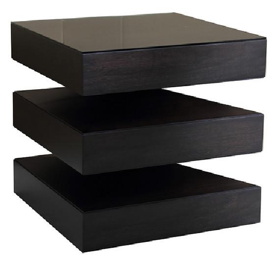 Cheap wooden side table/end table with glass top, casegoods , hotel furniture,TA-0055 for sale