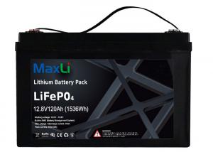 China MaxLi 12V lithium ion battery 12V Lithium battery 12V 120AH LiFePO4 battery for Marine/Trolling motor,OEM,IP56,M8 Bolt on sale