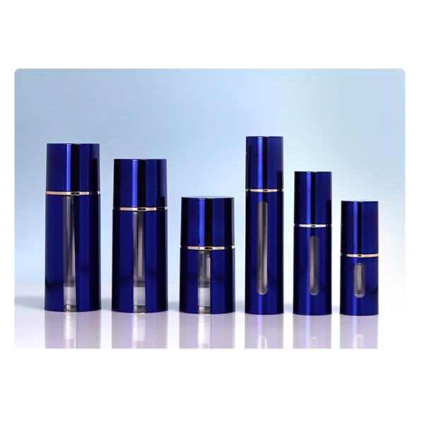 AS Material Empty Refill 20ml 30ml 50ml Plastic Airless Pump Bottle for Skin Care Sunscreen Acceptable Customer's Logo