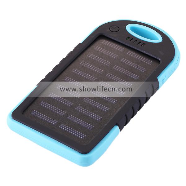 5V2.1A 4000mAh Carabiner Keychain Solar Power Banks