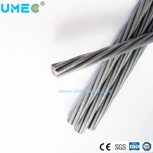 Round Wire Material Shape High Tensile Building Galvanized Steel Wire Electric Cable