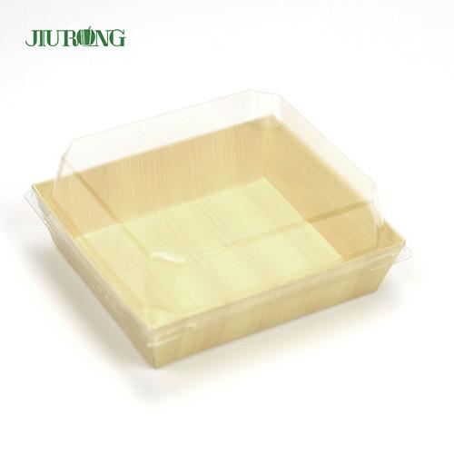 Cheap Recycled Biodegradable Food Container Paper Sushi Tray 180mm For Food Shop for sale