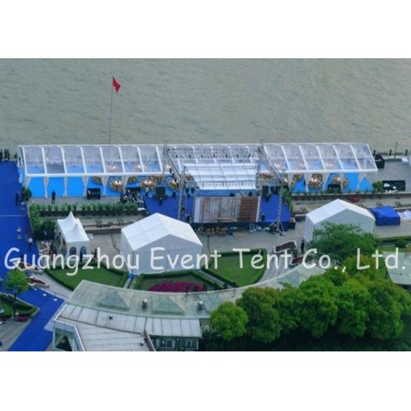 Professional big Top Party Tent , Customized Outdoor Tent With red roof