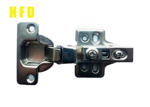 China Iron Nickel Plated 4 Hole Kitchen Cabinet Door Hinges 110 Degree on sale